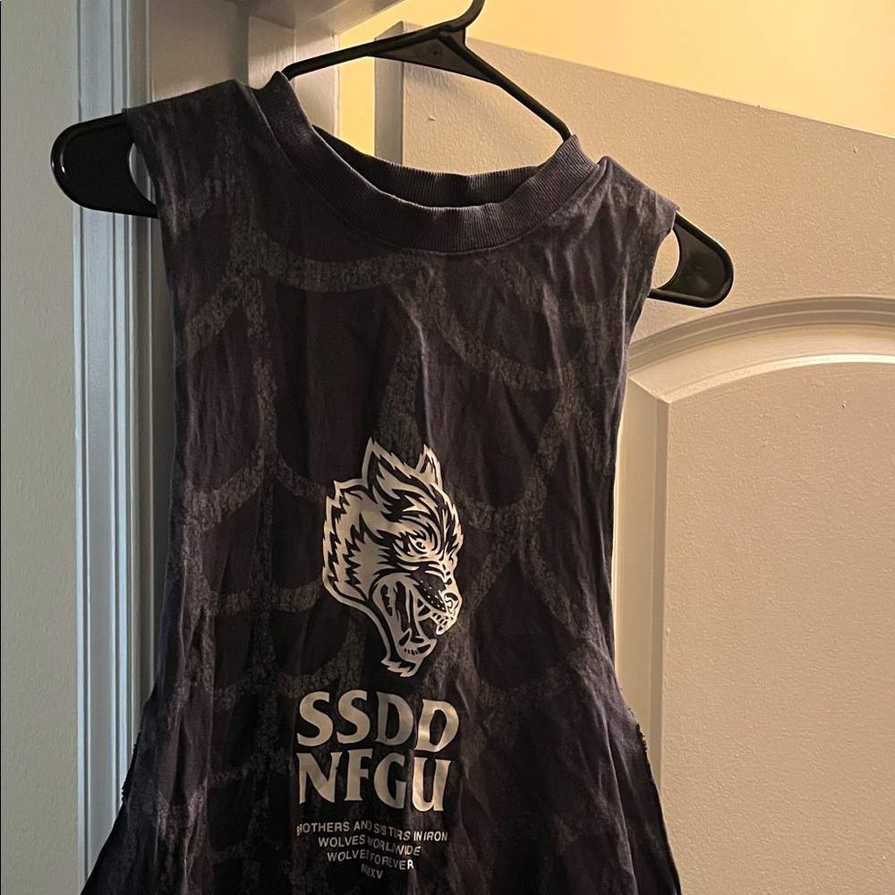 Darc Sport Black Tank Top with White Graphic